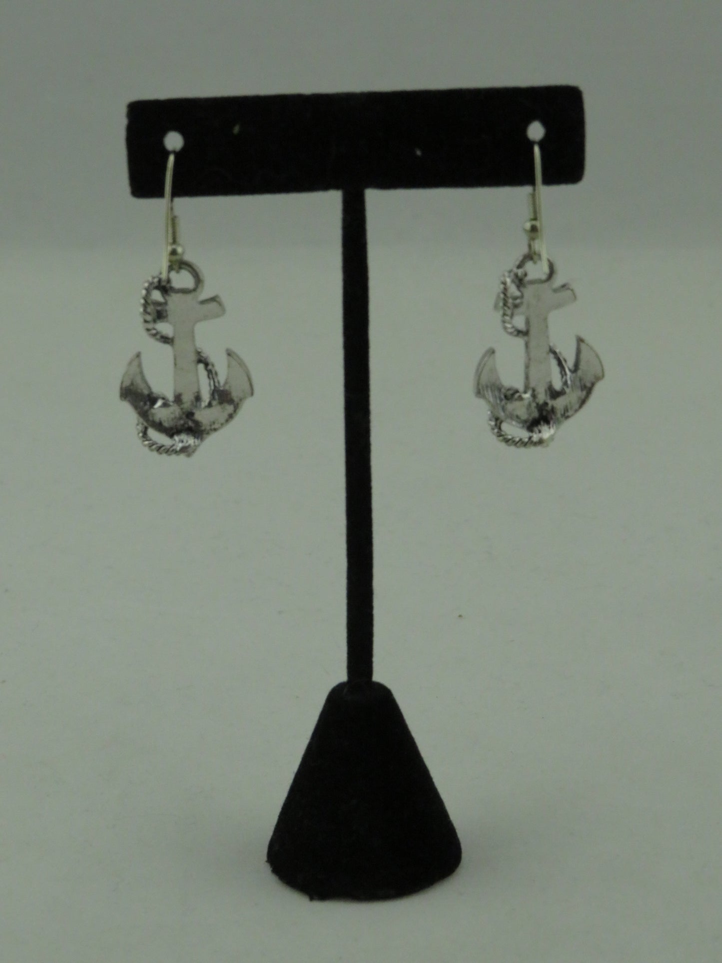 Fouled Anchor Rhinestone Earrings