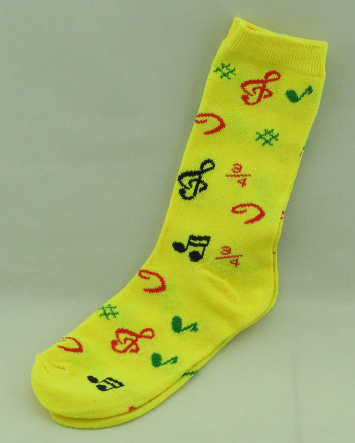 Multi Colored Notes Socks