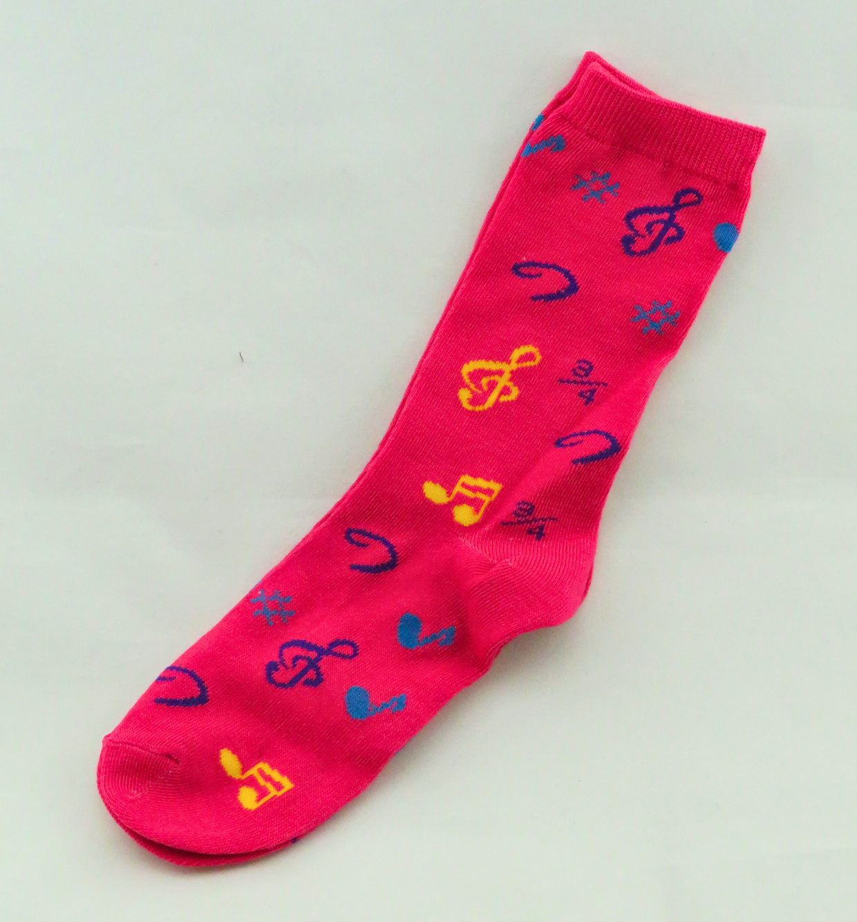 Multi Colored Notes Socks